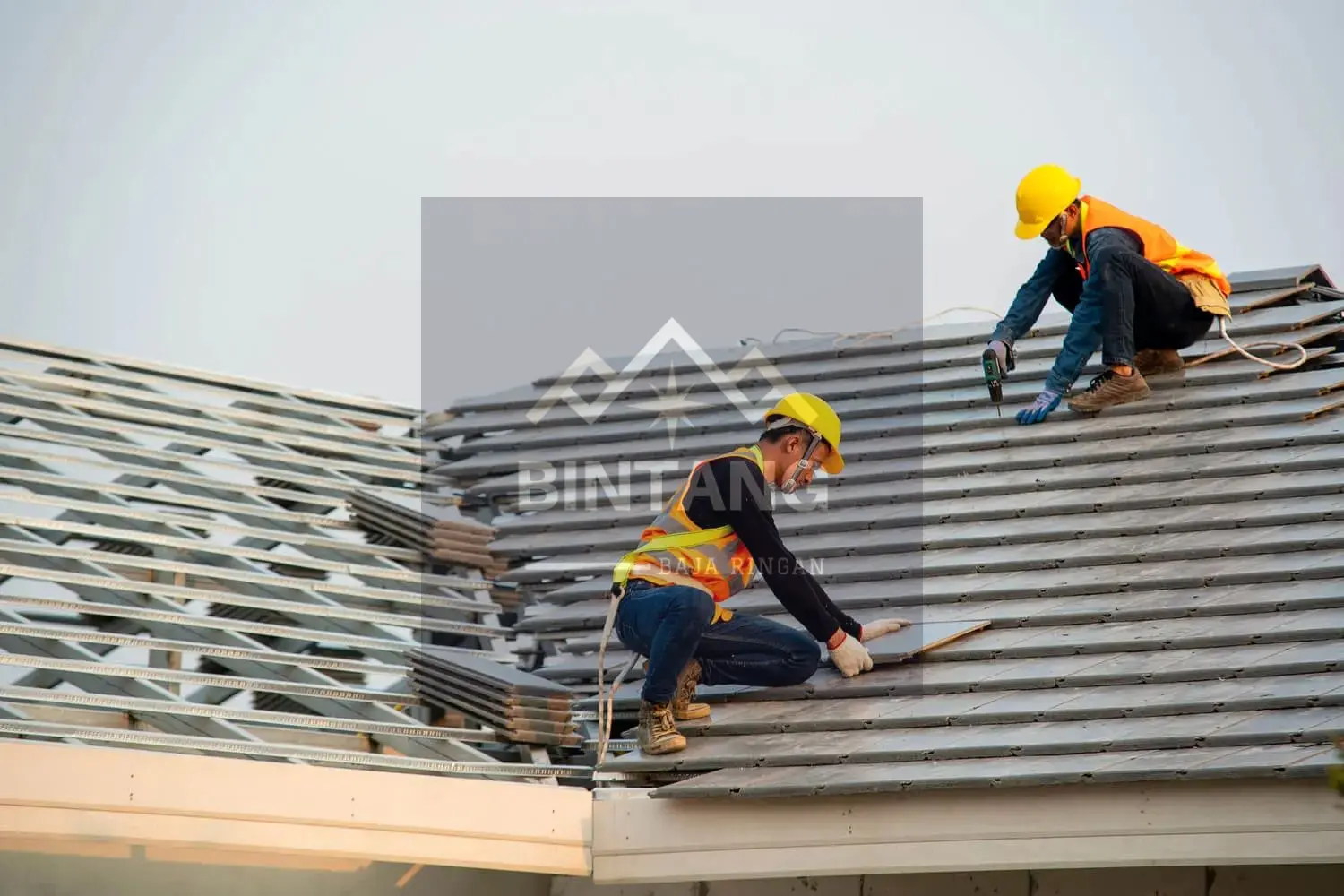 jasa Bintang Baja Ringan - Jasa Pasang Atap Dan Ganti Renovasi Atap Baja Ringan Tukang Pengalaman 03